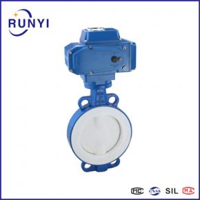 D971F4-16 D971F4-16C D971F4-16P Electric lined butterfly valve